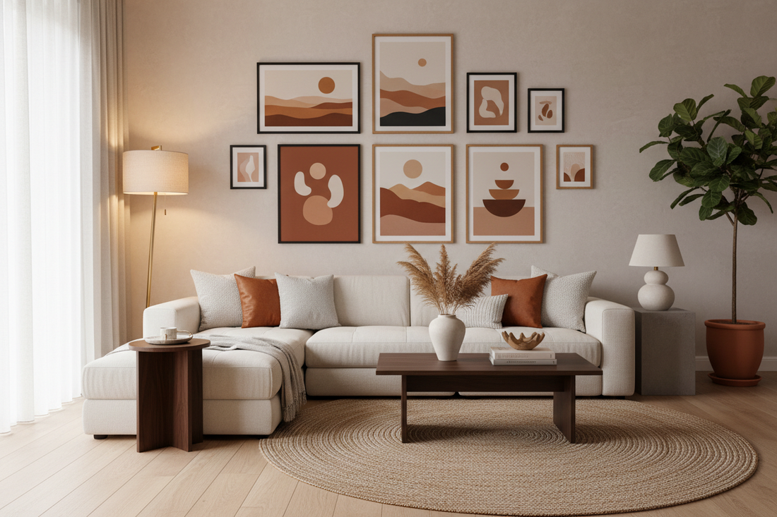 5 Ways to Style Wall Art in Your Living Room