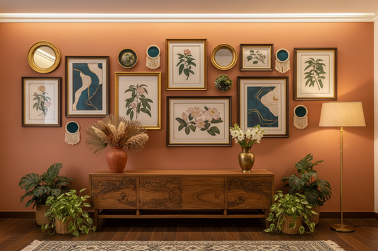 Gallery Wall Ideas for Indian Homes – How to Create a Stunning Feature Wall