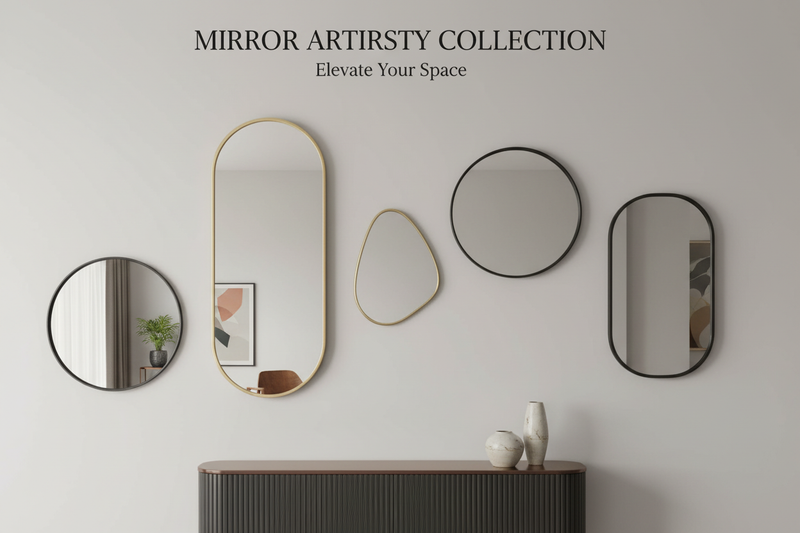 Round & Oval Mirrors Collection