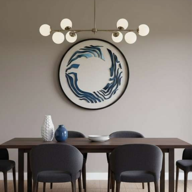 Blue Current Wall Art