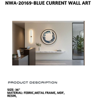 Blue Current Wall Art