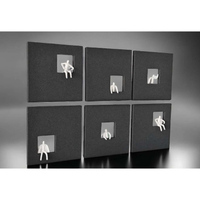 Grey Square Wall Art (Set Of 6)