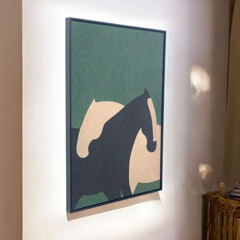 Double Horse Wall Art