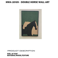Double Horse Wall Art