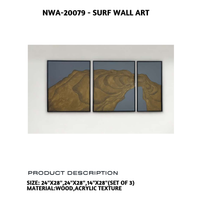 Surf Wall Art (Set Of 3)