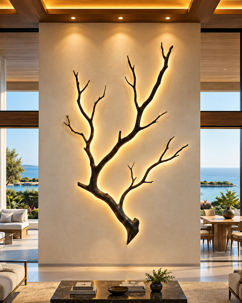 Branching Light – Sculptural Wall Art