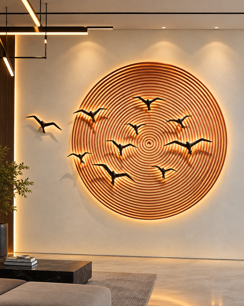 Wings of Infinity – Sculptural Wall Art