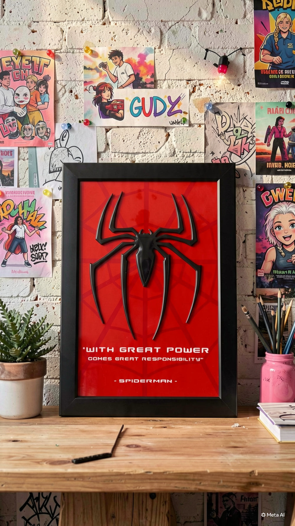3D Spider-Man Frame