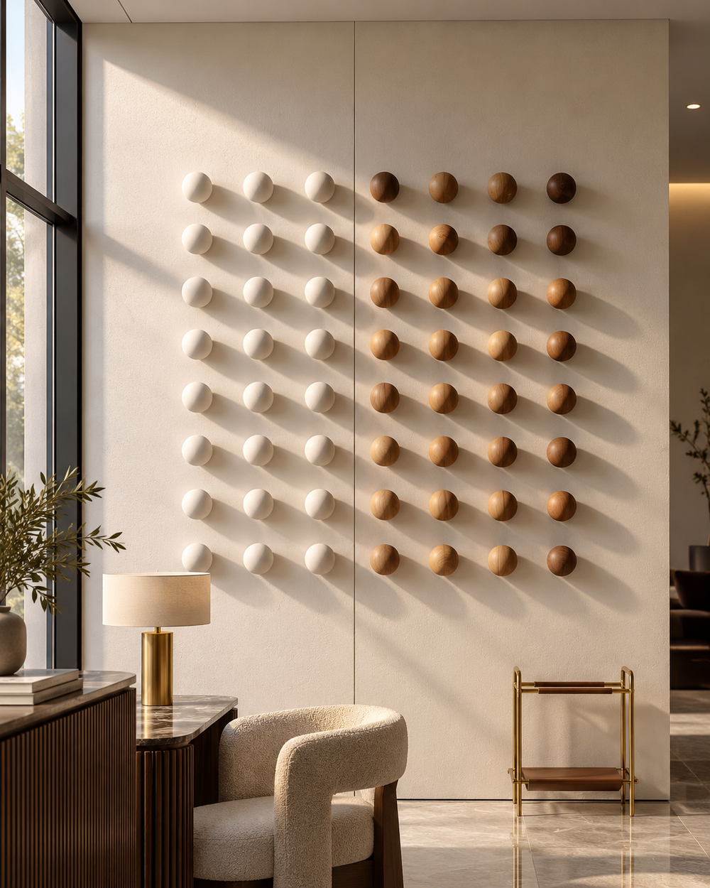 Woodnand Matrix – Sculptural Geometric Wall Art (Per Piece)