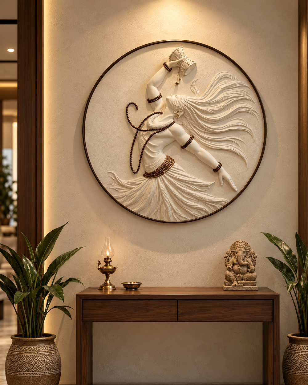 Shiva Wall – Circular Sculptural Wall Art