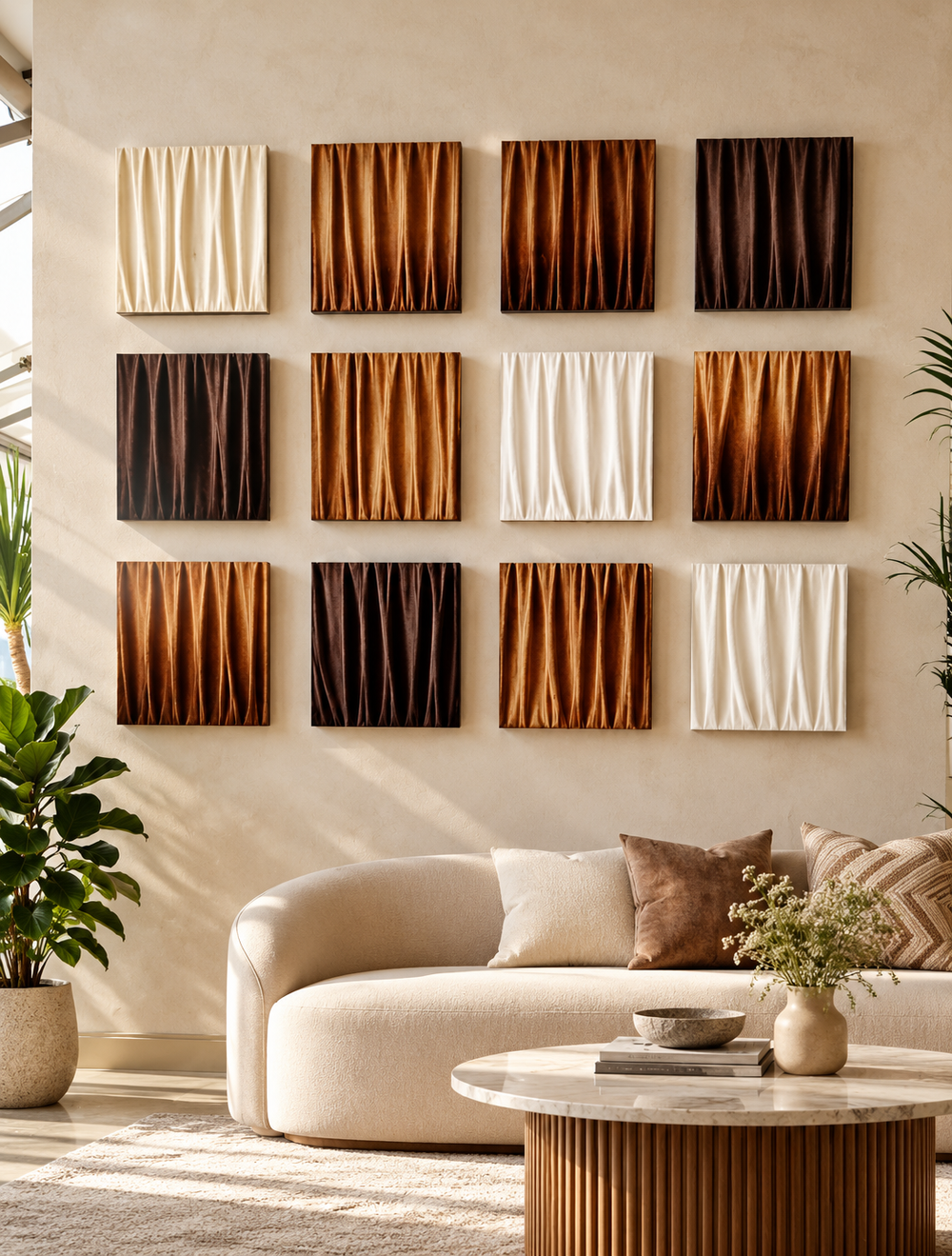 Velvet Waves – Textured Abstract Wall Art