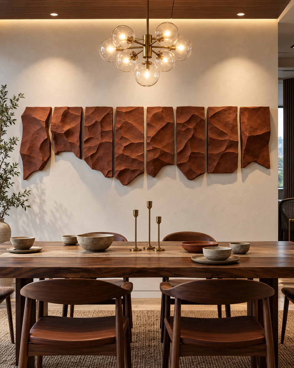 Terra Fold – Sculptural Abstract Wall Art