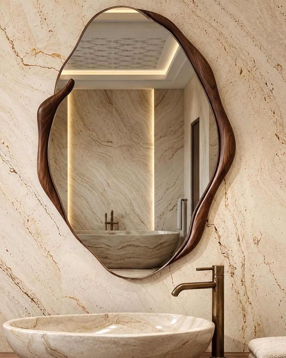 Flow Mirror Organic-Shaped