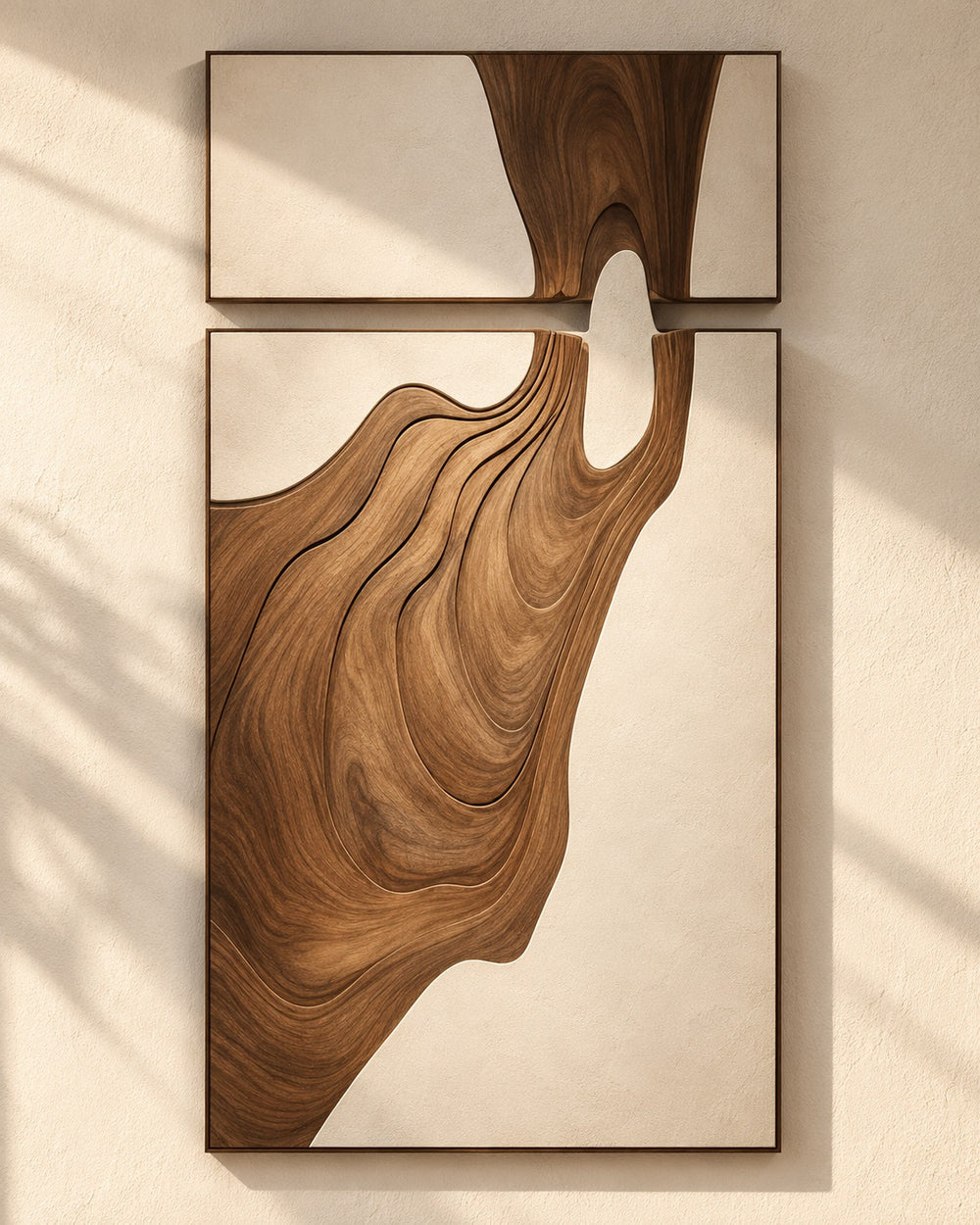 Earthflow Framed Abstract Wall Art – Set of 2
