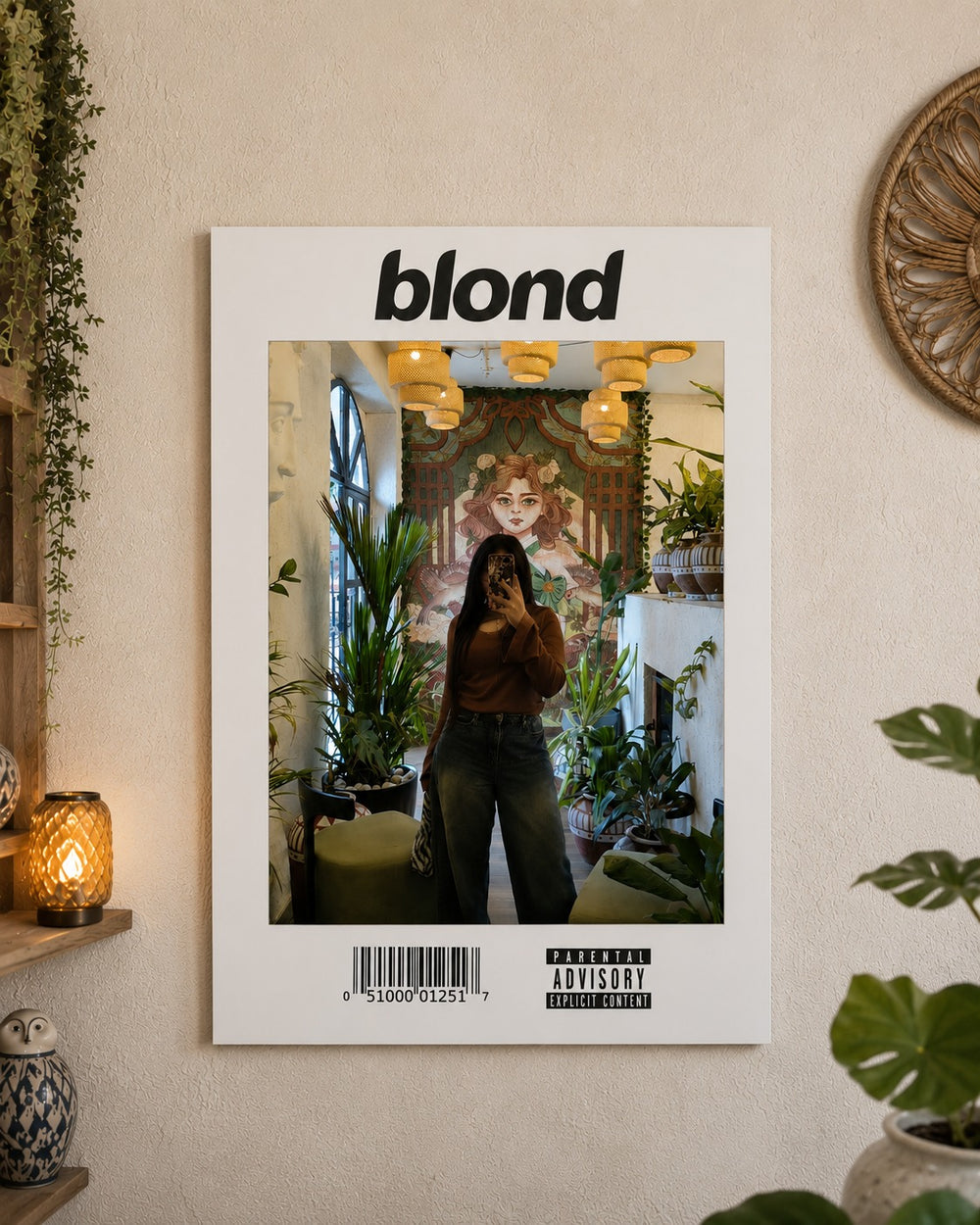 Blond Acrylic Mirror